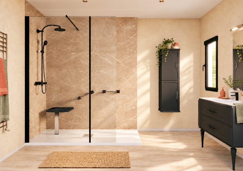 Après : douche sécurisée