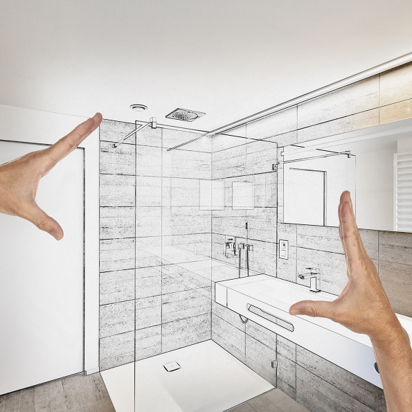 Évaluation et mesure de l’espace douche