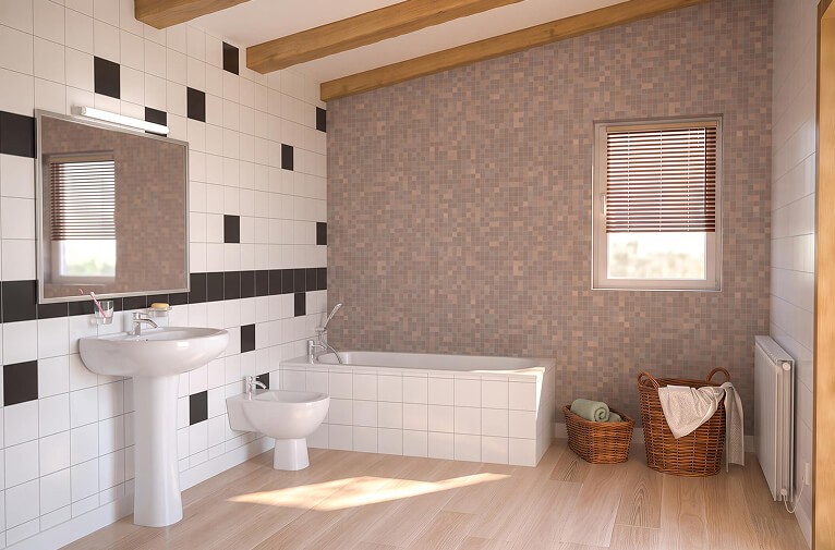 Salle de bains avant